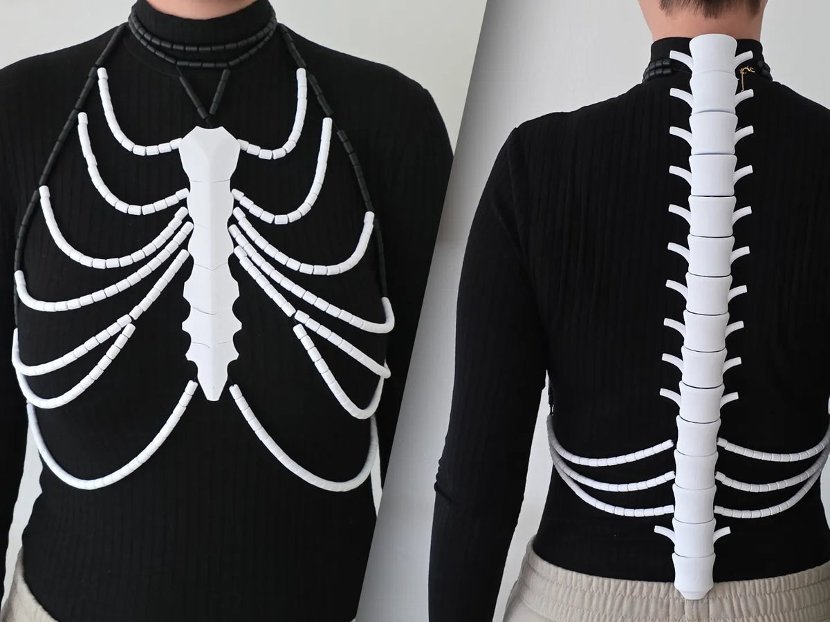 Corset Cage Thoracique Squelette – Costume d'Halloween - Cosplay Print