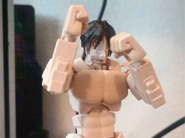 Dummy 13 Eren Yeager (Titan Assaillant) - Geek Print