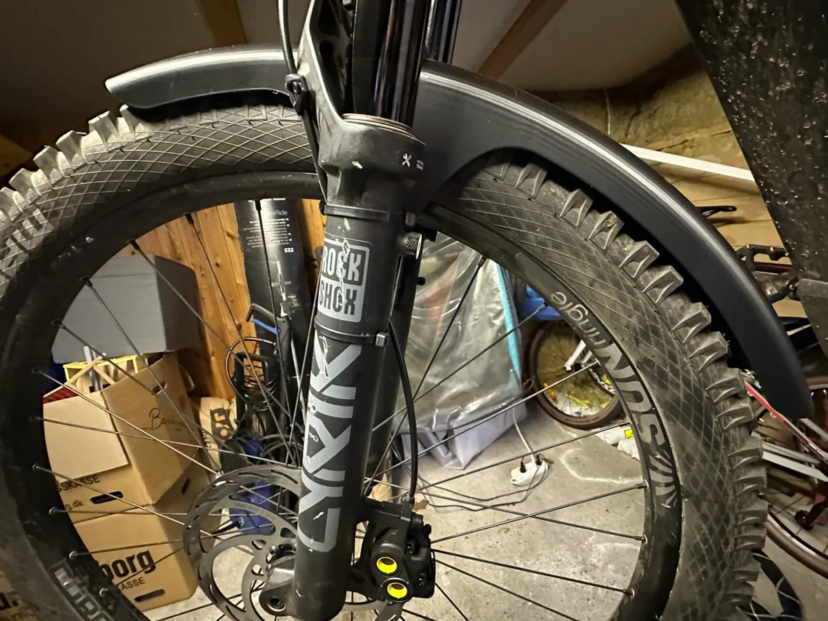 Garde-boue avant VTT 29"/27.5" + Fixation par serre-câbles - Vélo Print