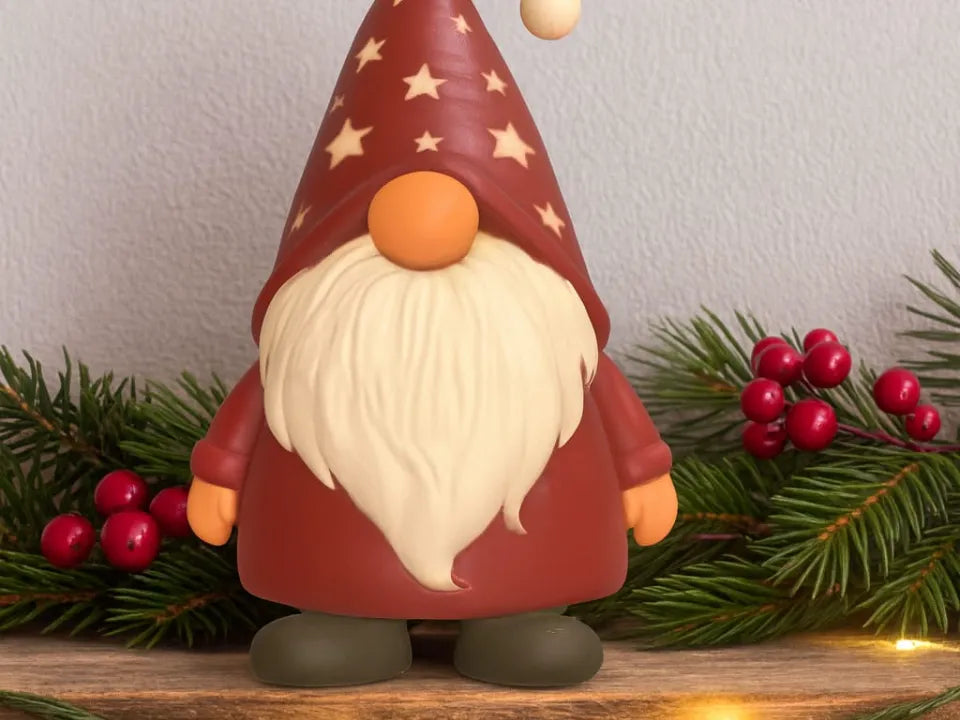 Gnome joyeux noël - Figurine Print