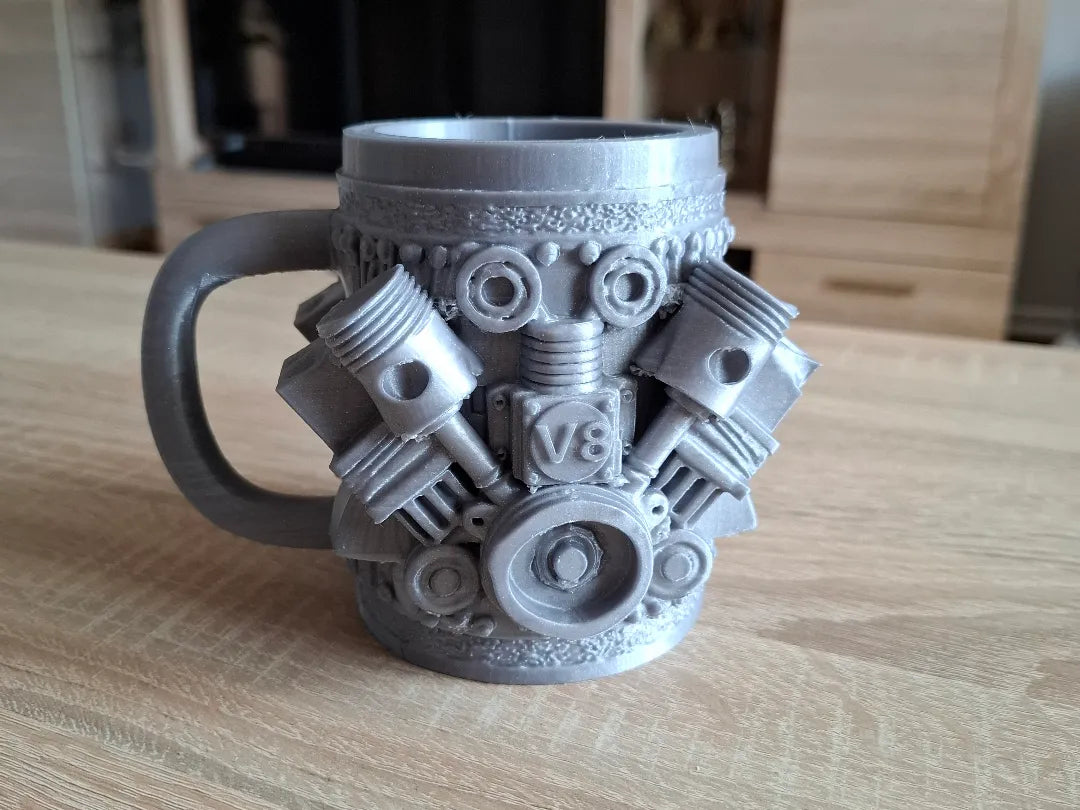 Mug Moteur V8 (Porte-bière) - Mécanique Print