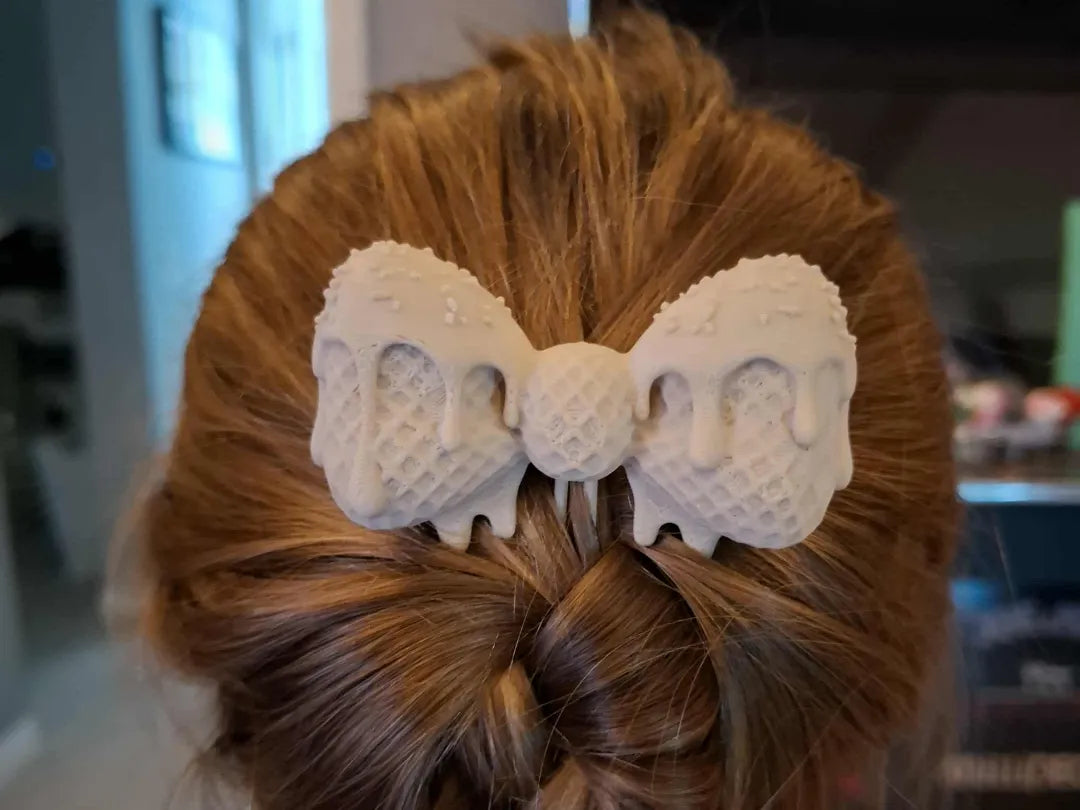 Nœud à la crème glacée - Épingle à cheveux - Bijoux Print