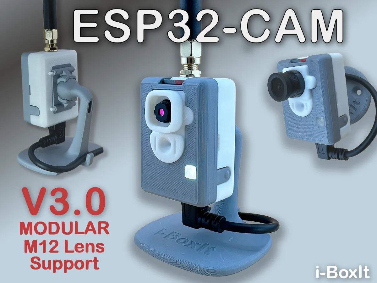 Kit de boîtier ESP32 Cam - emboîtement - rotule - Mécanique Print