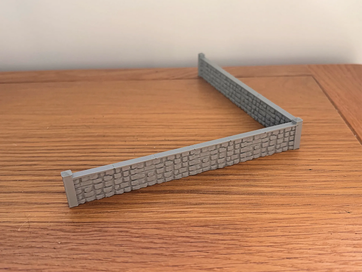 Mur en pierre à l'échelle / jauge OO (1:76) - Maquette Print
