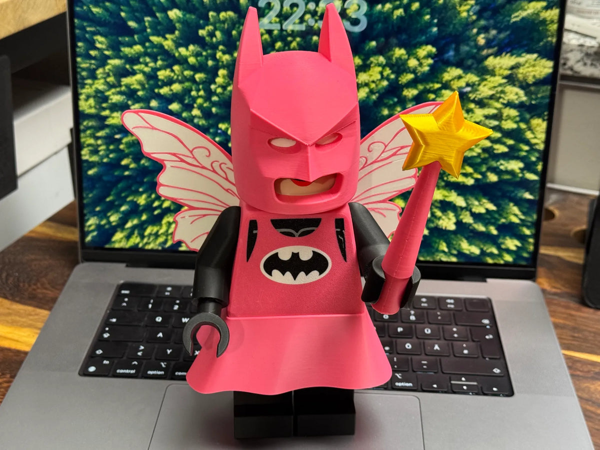 Fée Batman – Mini-figurine en briques à l'échelle 500% - Figurine Print