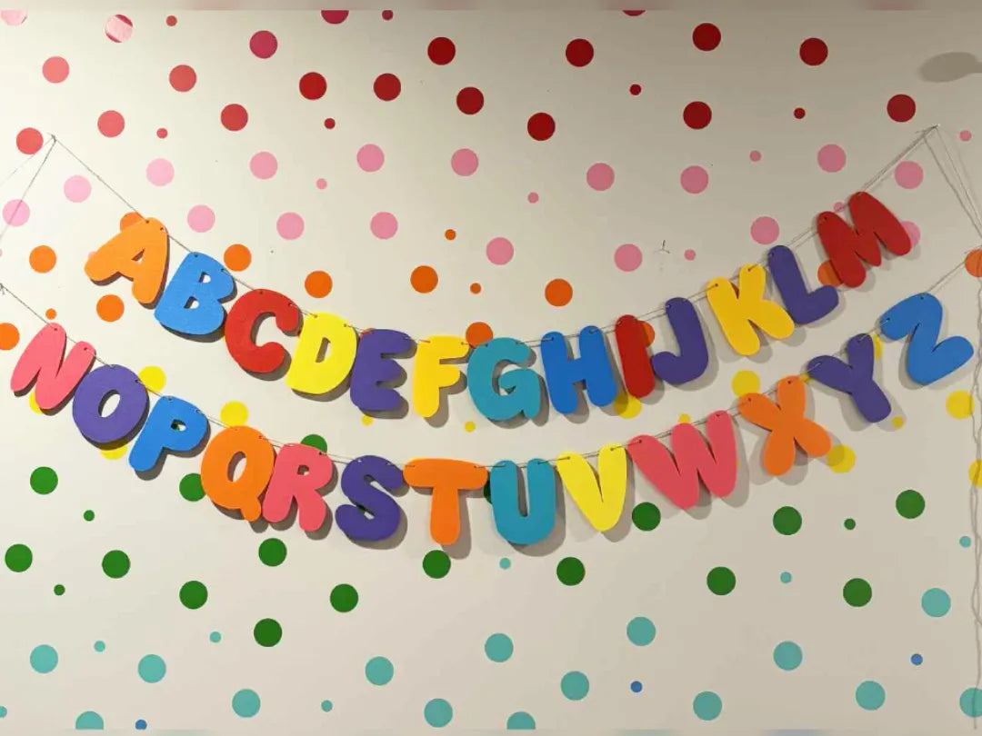 Grandes lettres de guirlande DIY - Fêtes Print