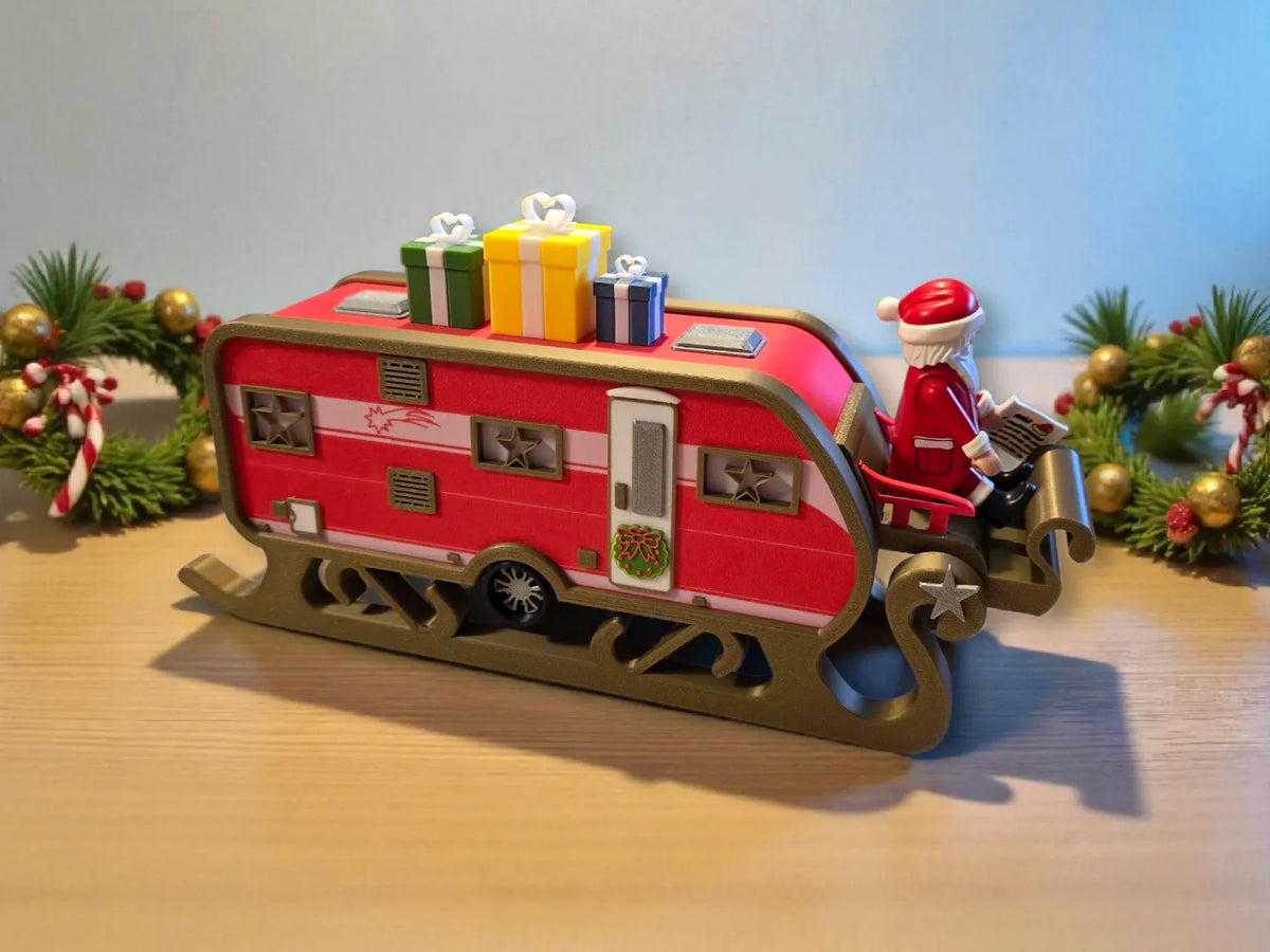 Le camping-car de vacances du Père Noël – Hobby Deluxe 545 KMF - Outdoor Print