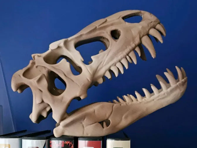 Squelette de tête de dinosaure - Maquette Print