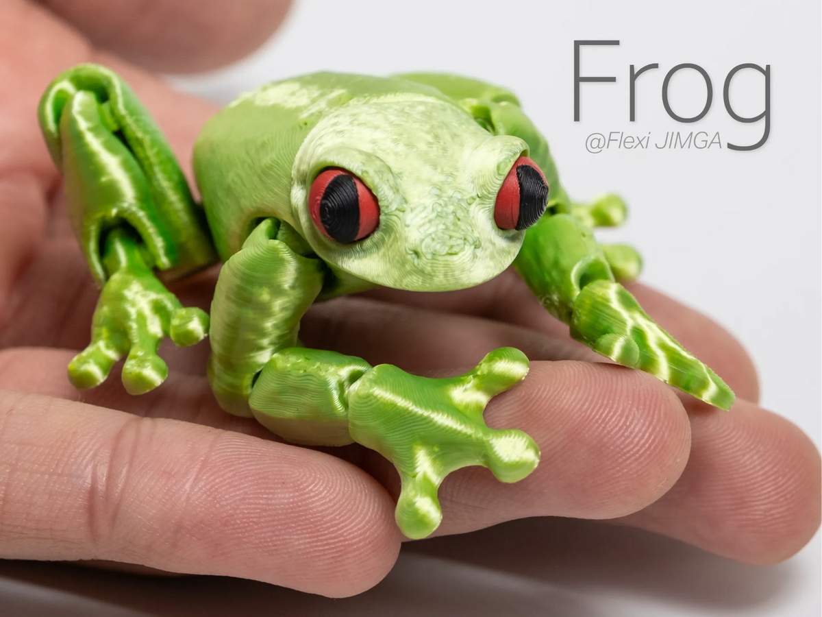Petite Grenouille Flexi Animale - Impression Couleurs Séparées - Jeux Print