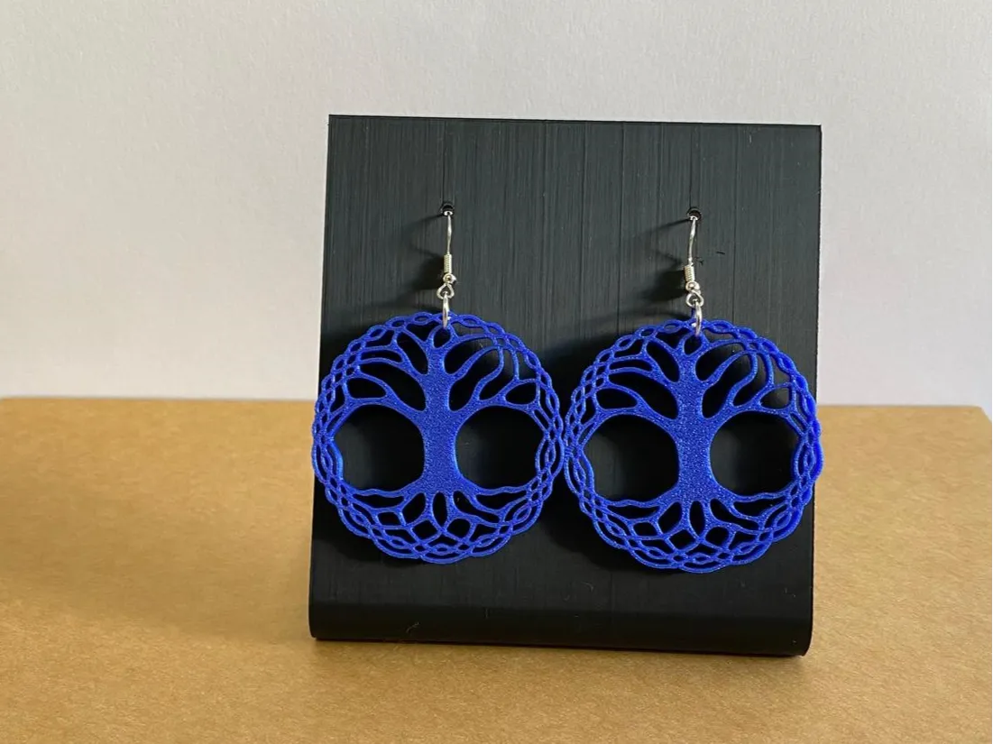 Boucles d'oreilles arbre de vie celtique - Art Print