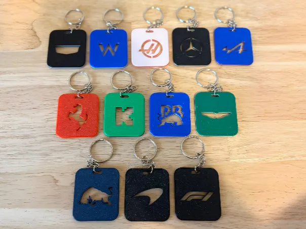 Formula 1 - Porte-clés Assortis - Auto Print
