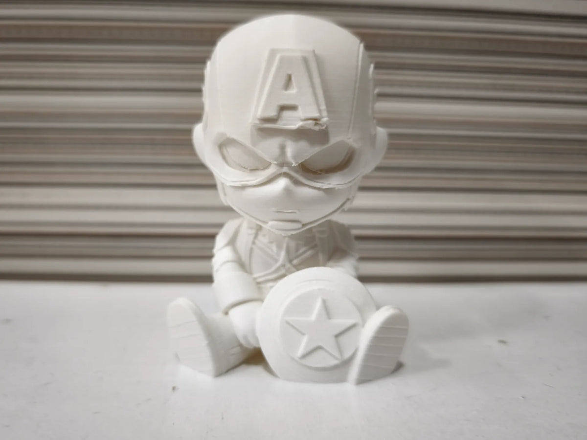 Chibi de Captain America - Geek Print