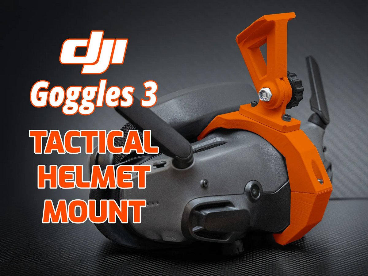 Support de casque tactique pour DJI Goggles 3 - Vélo Print