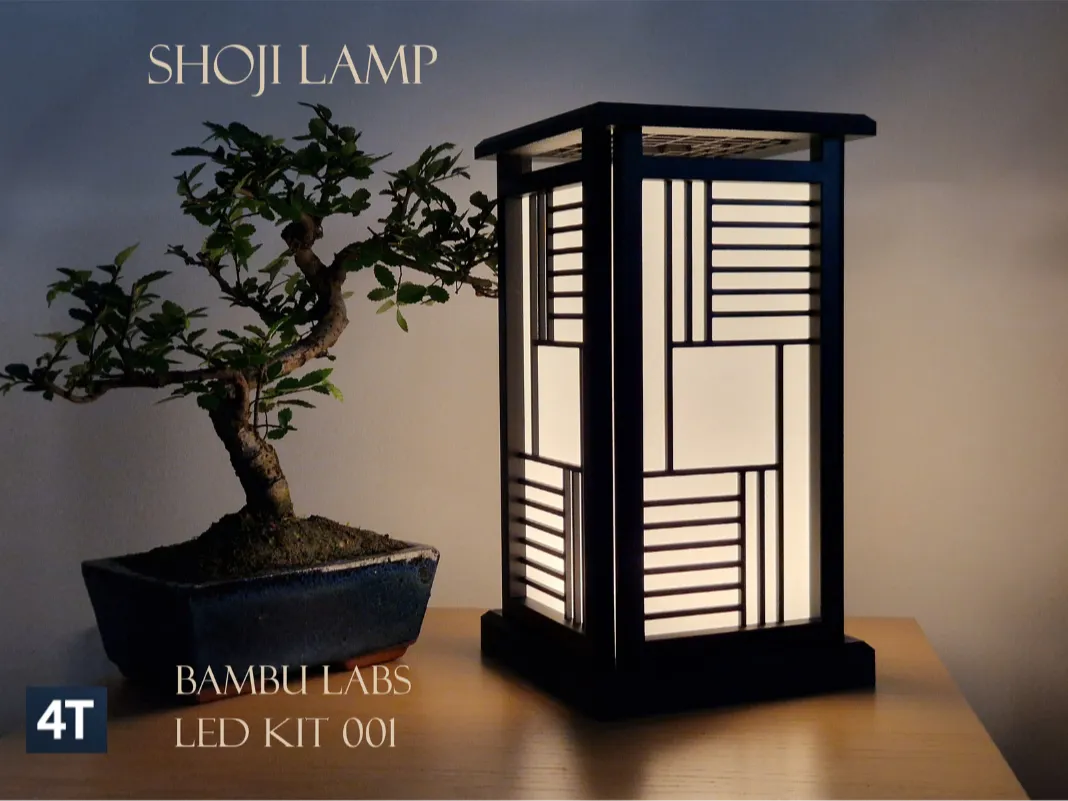 Lampe de style Shoji - Lumière Print