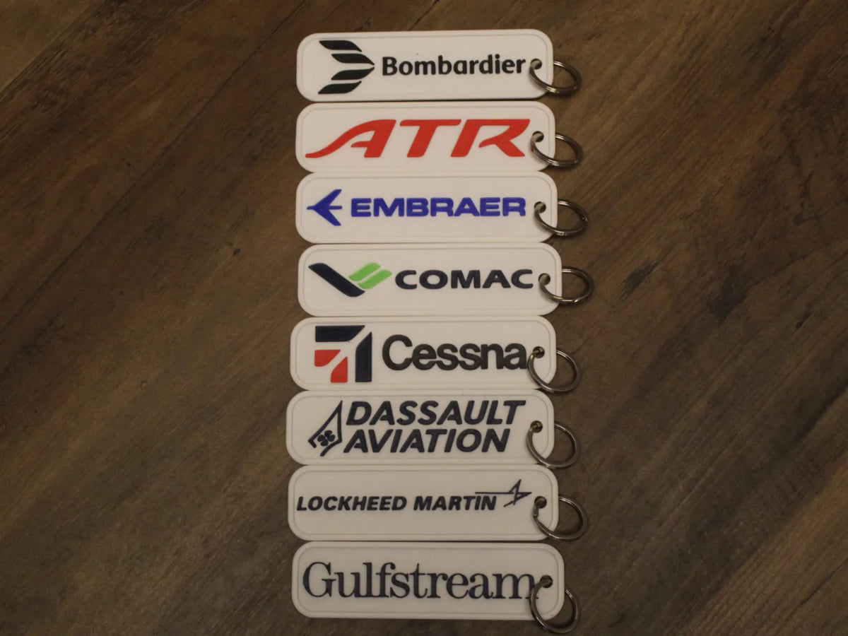 Porte-clés des Fabricants d'Avions - Maquette Print