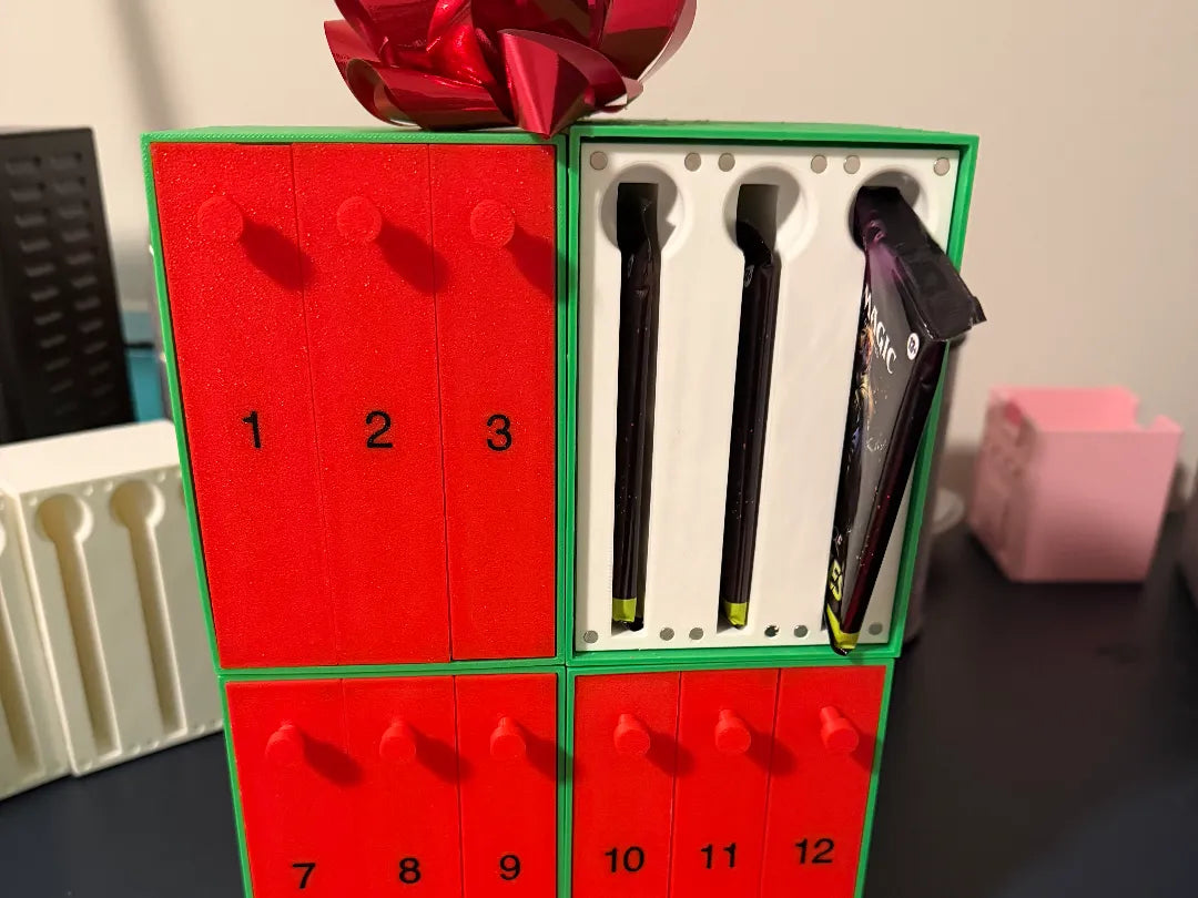 Calendrier de l'Avent pour Paquets Boosters (MTG/Pokemon/Lorcana) - Fêtes Print