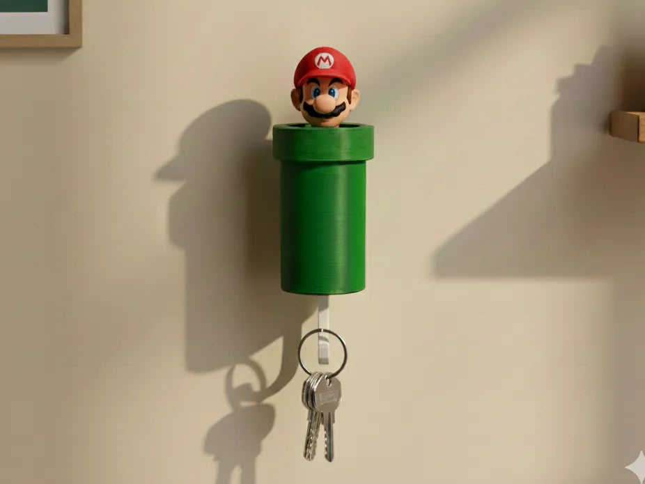 Porte-clés mural Super Mario - Geek Print