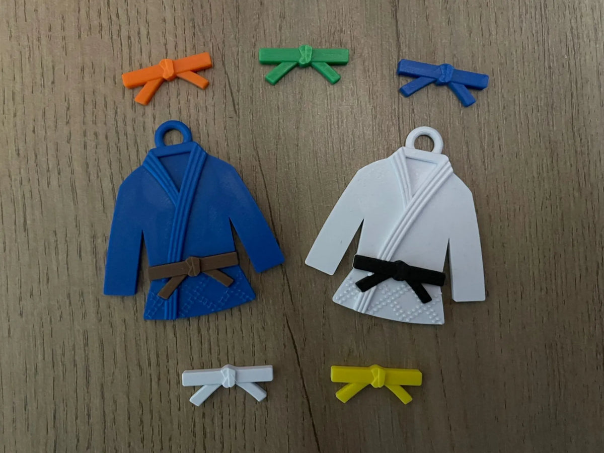 Porte-clés de judogi - ceinture interchangeable - Sport Print