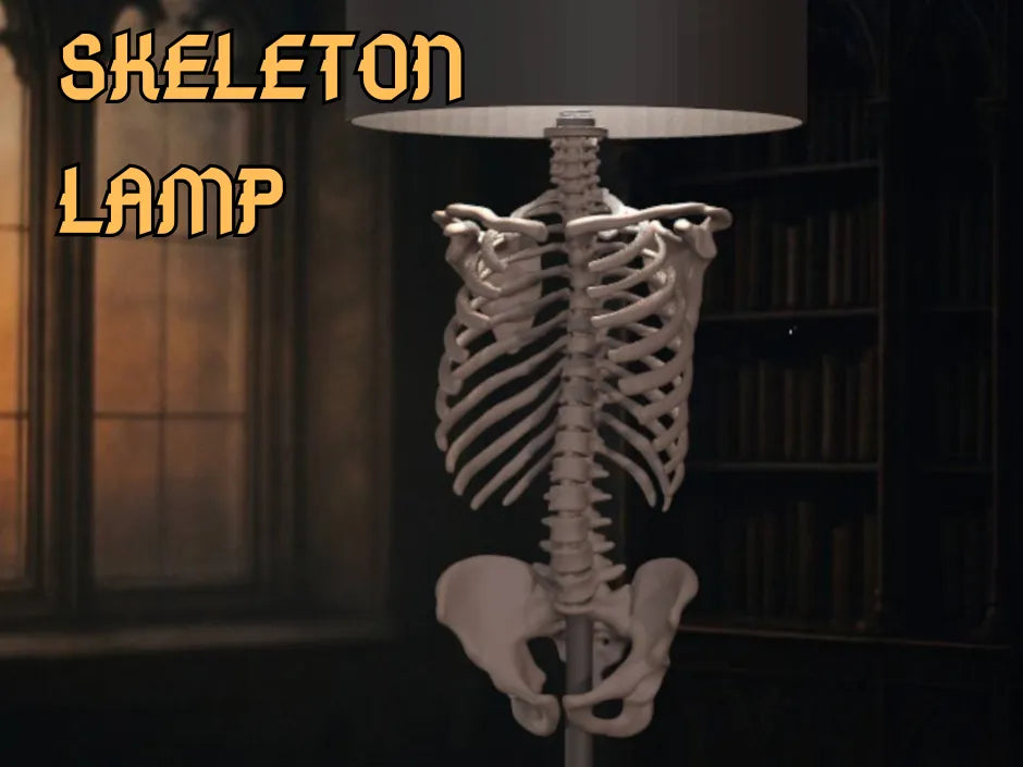 Lampe squelette humain - Science Print