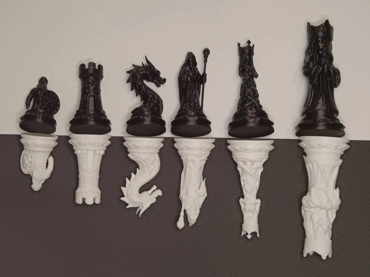 Jeu de pièces d'échecs celtiques - Jeux Print