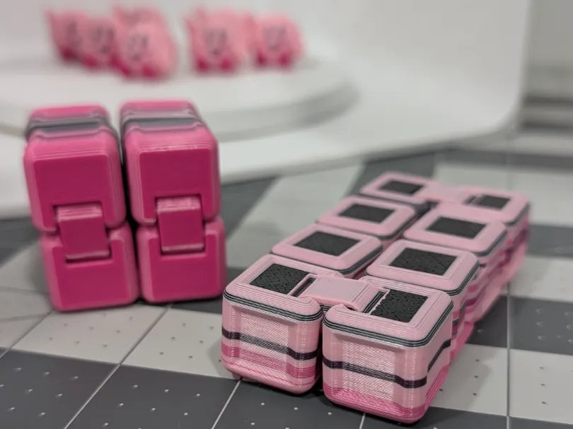 Cube Infini à Bords Arrondis (Commercialisable Fidget Flush) - Jeux Print