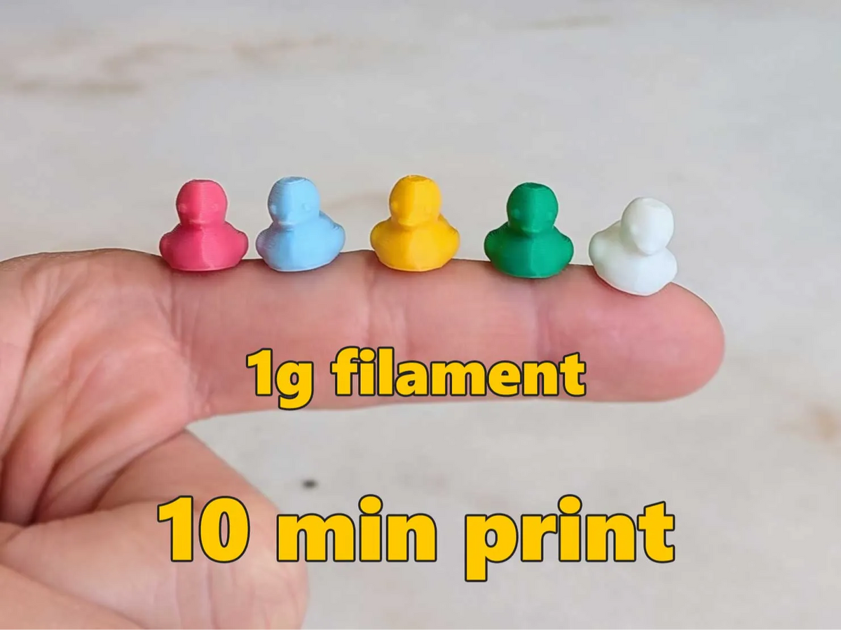 Petit Mini Micro Canard - Figurine Print