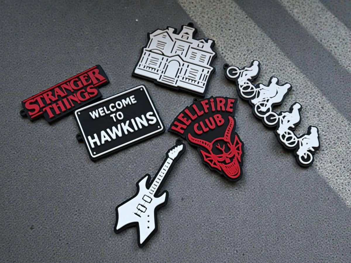 Collection de porte-clés Stranger Things - Geek Print