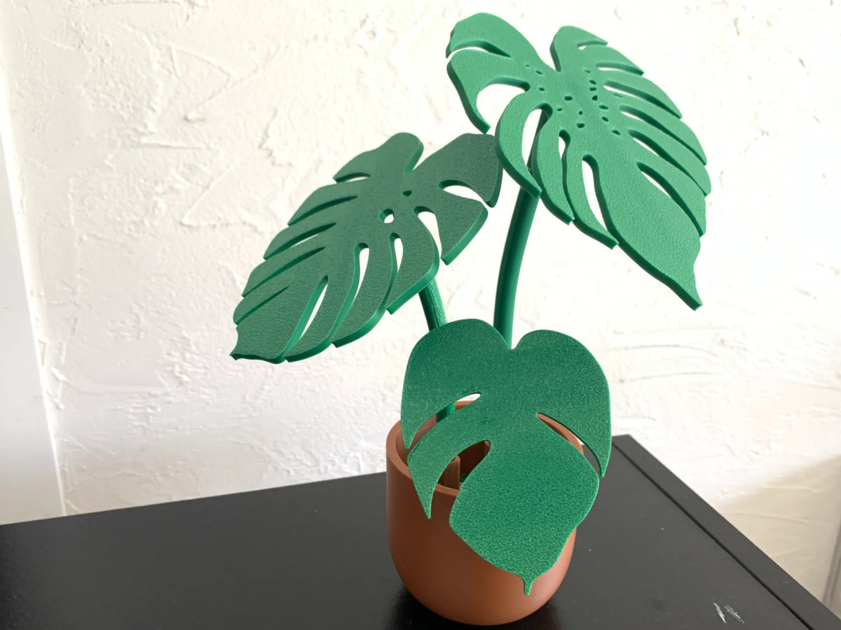 Ensemble de dessous-de-verre feuille de Monstera - Cadeau Print