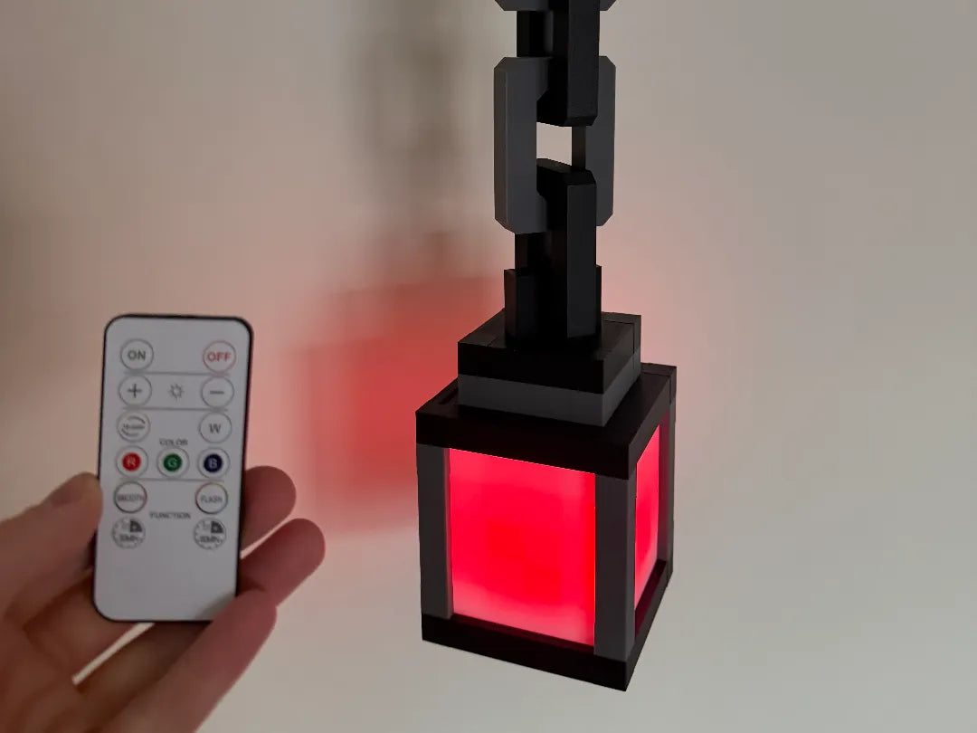 Lanterne suspendue Minecraft – Décoration imprimée en 3D - Fêtes Print