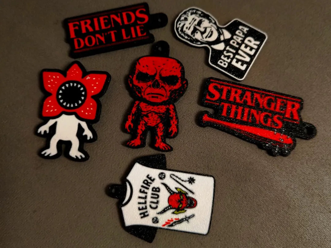 Stranger Things clé. aim. & épingles de sûreté - Geek Print