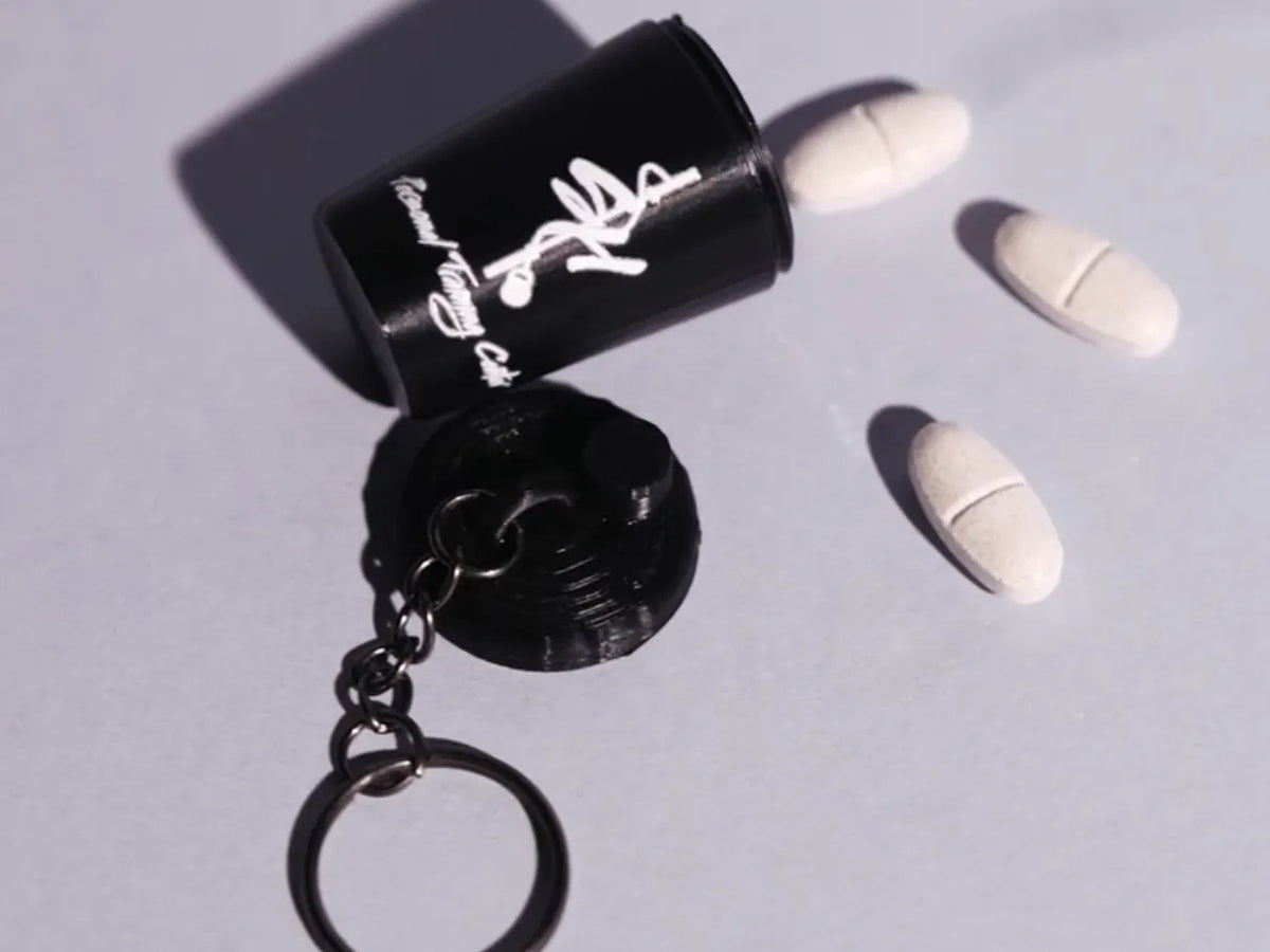 Porte-clés mini shaker à compléments - Sport Print