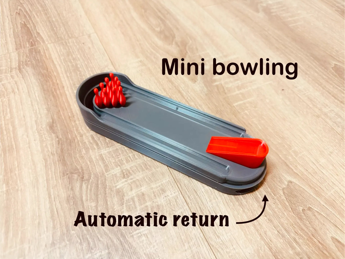 Mini-jeu de bowling avec retour automatique de balle - Sport Print
