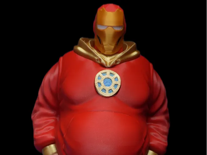 Légendes urbaines de l'Iron Man obèse - Geek Print