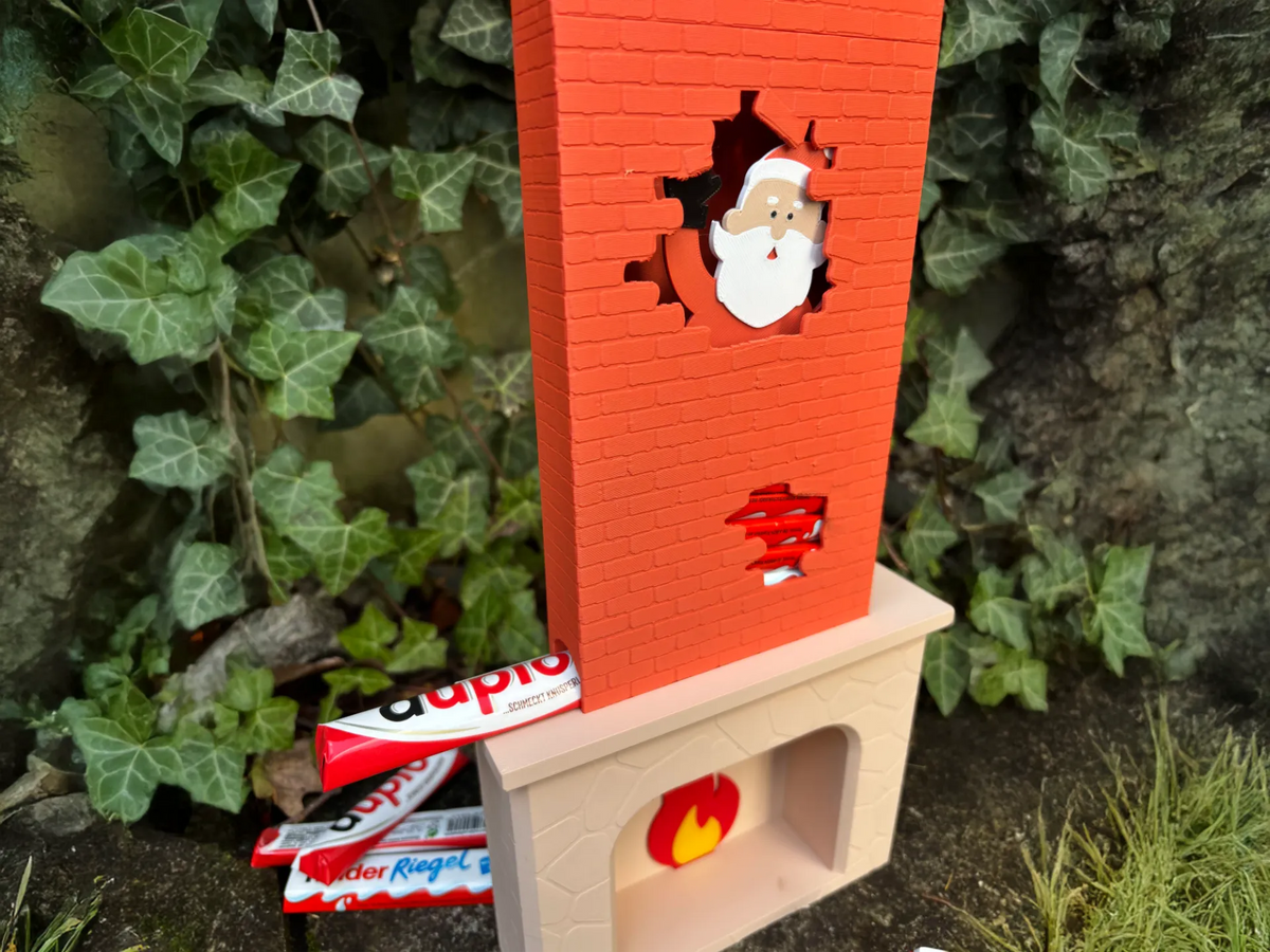 Calendrier de l'Avent Cheminée en Chocolat Kinder & Duplo - Fêtes Print