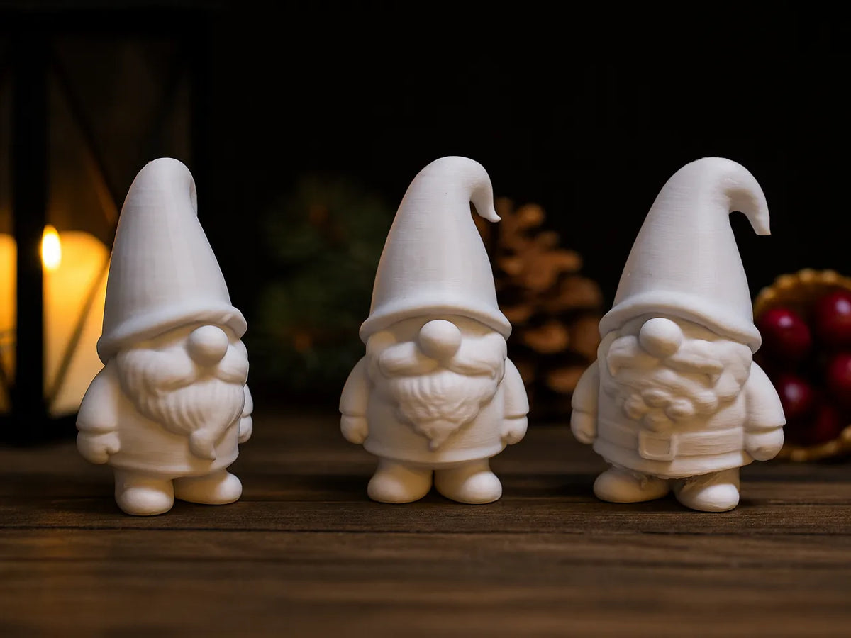 3 Gnomes de Noël - Figurine Print