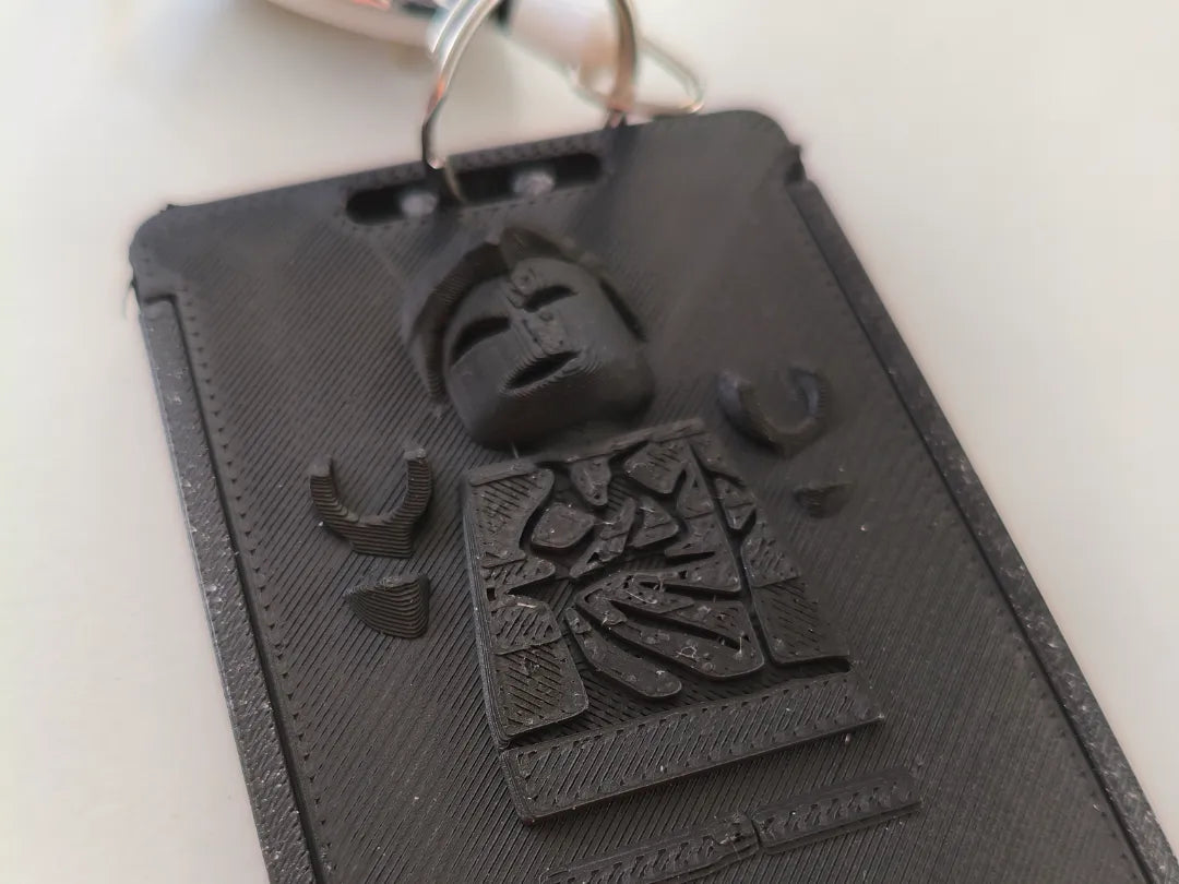 Porte-carte d'identité Han Solo Carbonite de type LEGO - NFC Print