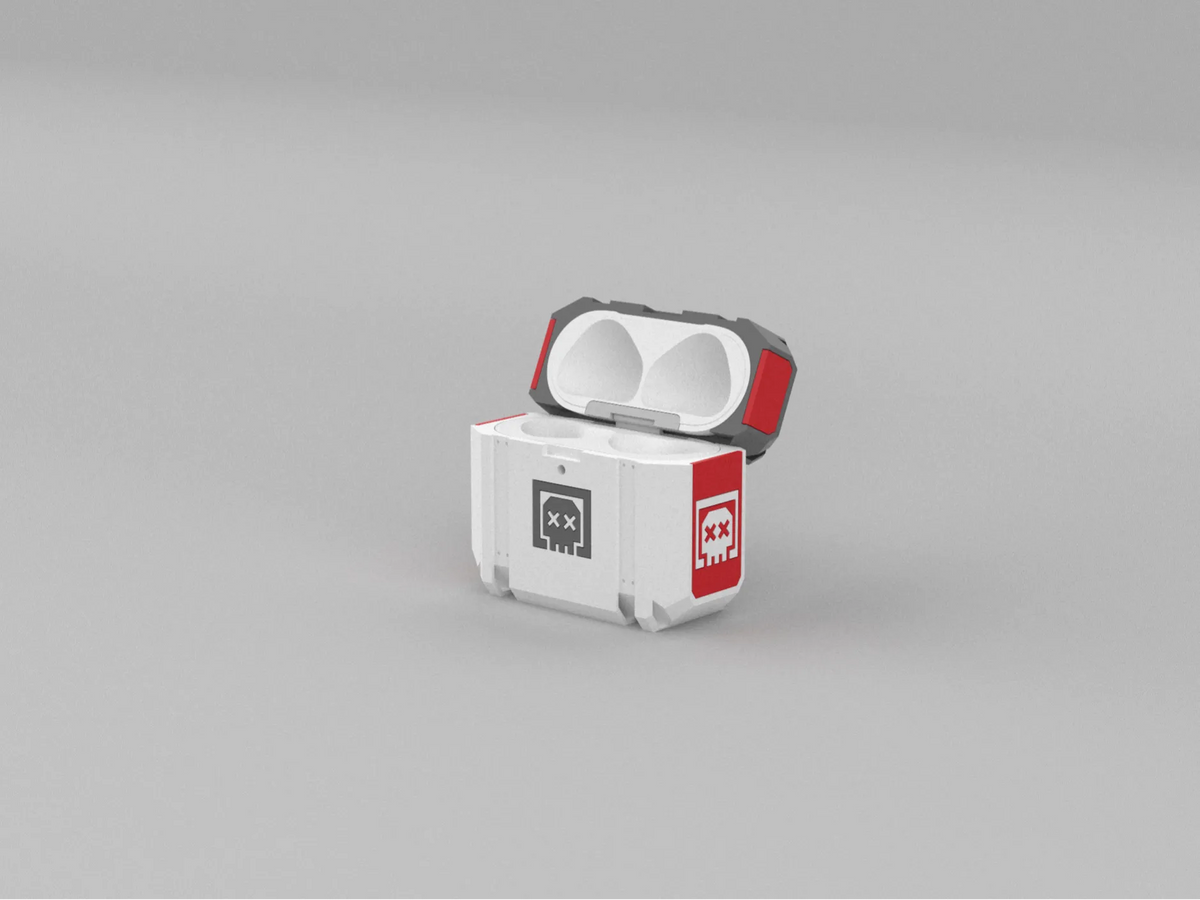 Coque de protection AirPods 4 thème Boîte de mort Apex - Voyage Print