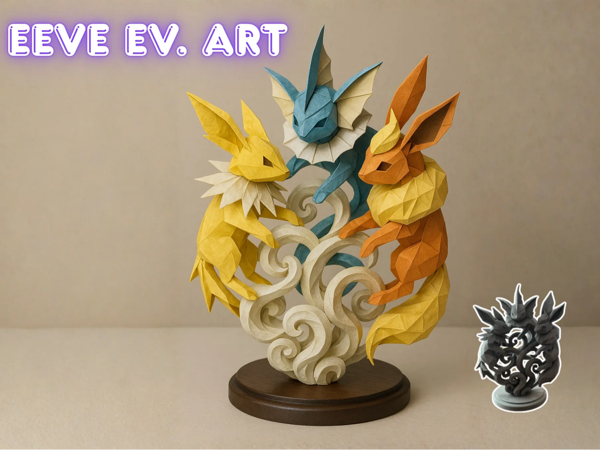 Monstres évolution art anime et manga - Geek Print