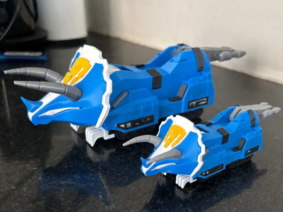 Triceratops Dinozord V.4 - Power Rangers - Maquette Print