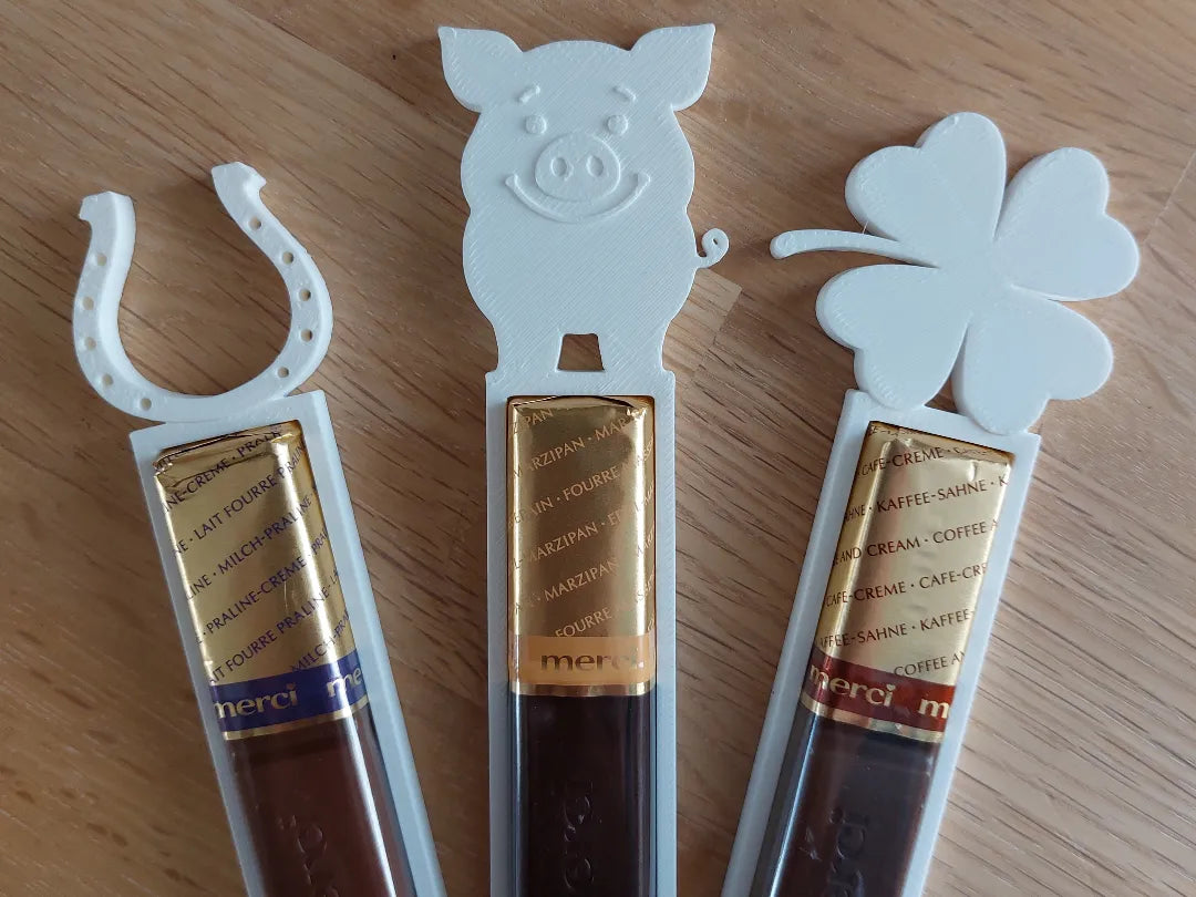 Cadeau support de chocolat Merci du Nouvel - Fêtes Print