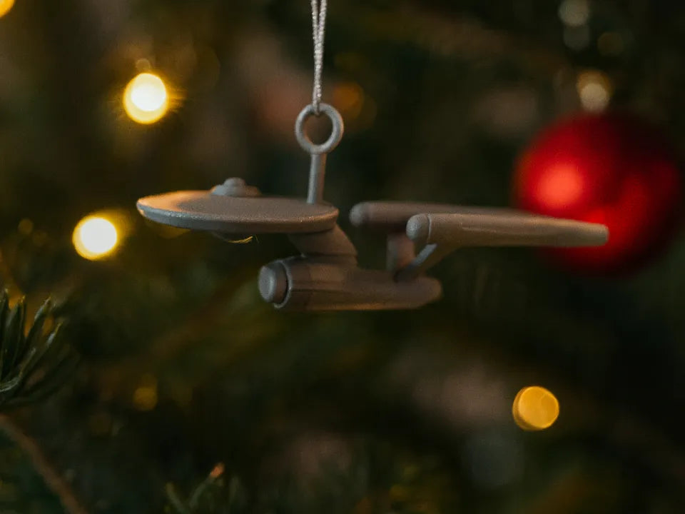 Ornement de Noël Vaisseau Spatial Star Trek Enterprise - Geek Print