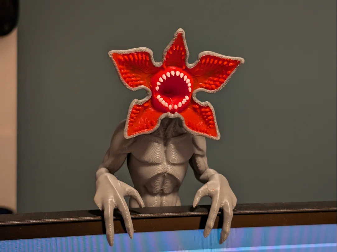 Demogorgon (Stranger Things) Décoration de moniteur et Statue - Geek Print