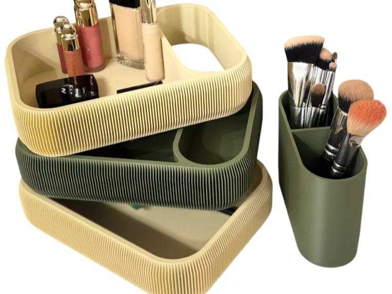 Organisateur de Maquillage / de Bureau Empilable Modulaire - Beauté Print
