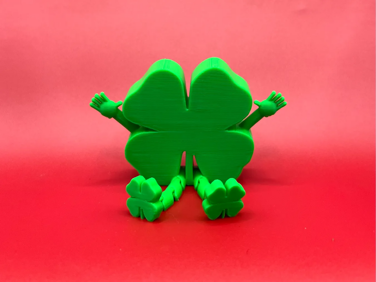 Joyeux Shammy - Trèfle articulé de la Saint Patrick - Fêtes Print