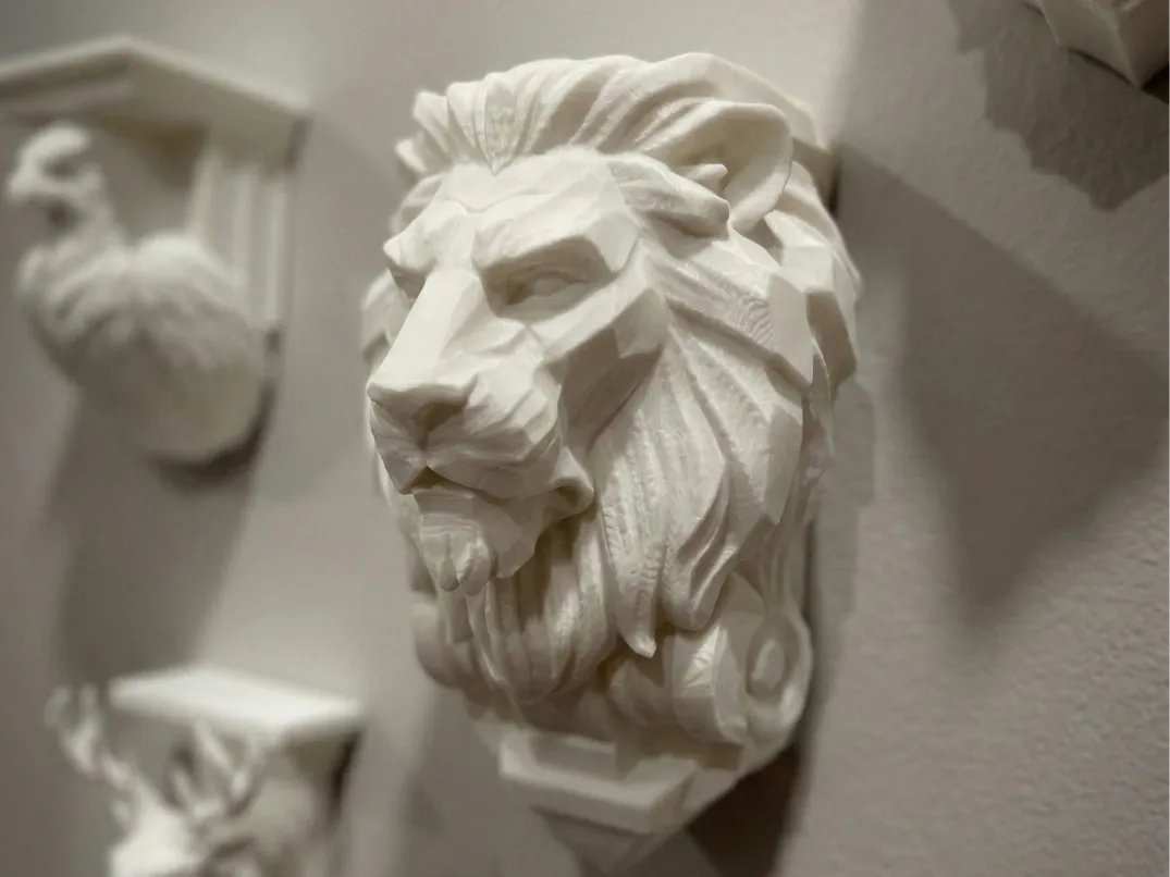 L'Applique Murale Lion Géométrique - Art Print