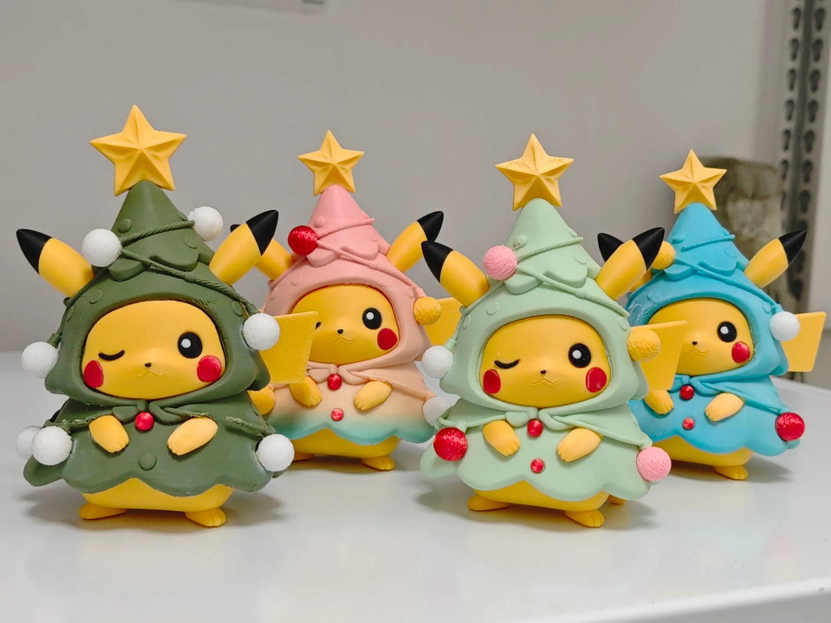 Déguisement de sapin de Noël Pikachu (entièrement démontable - Figurine Print