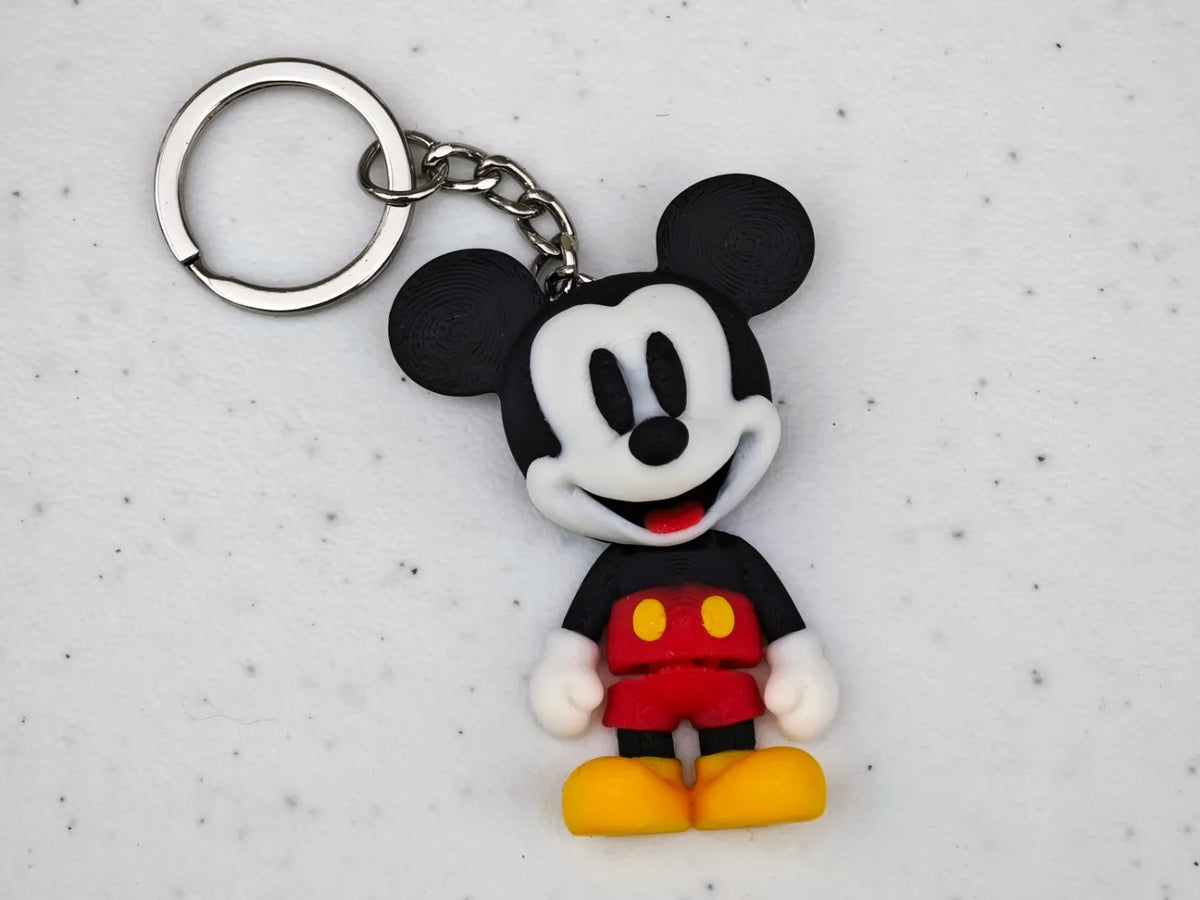 Porte-clés Mini Flexi Mickey Mouse - Figurine Print