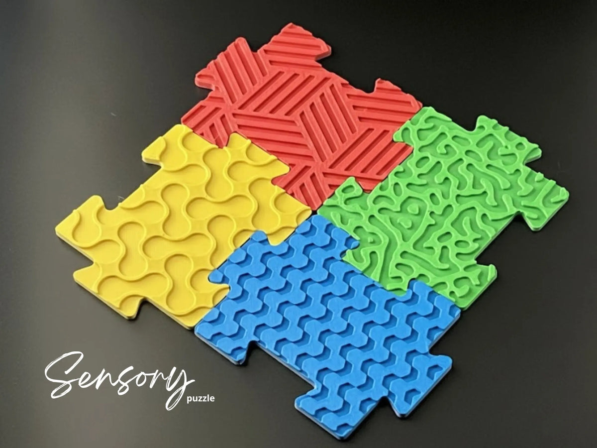 Puzzle sensoriel Montessori - Jeux Print