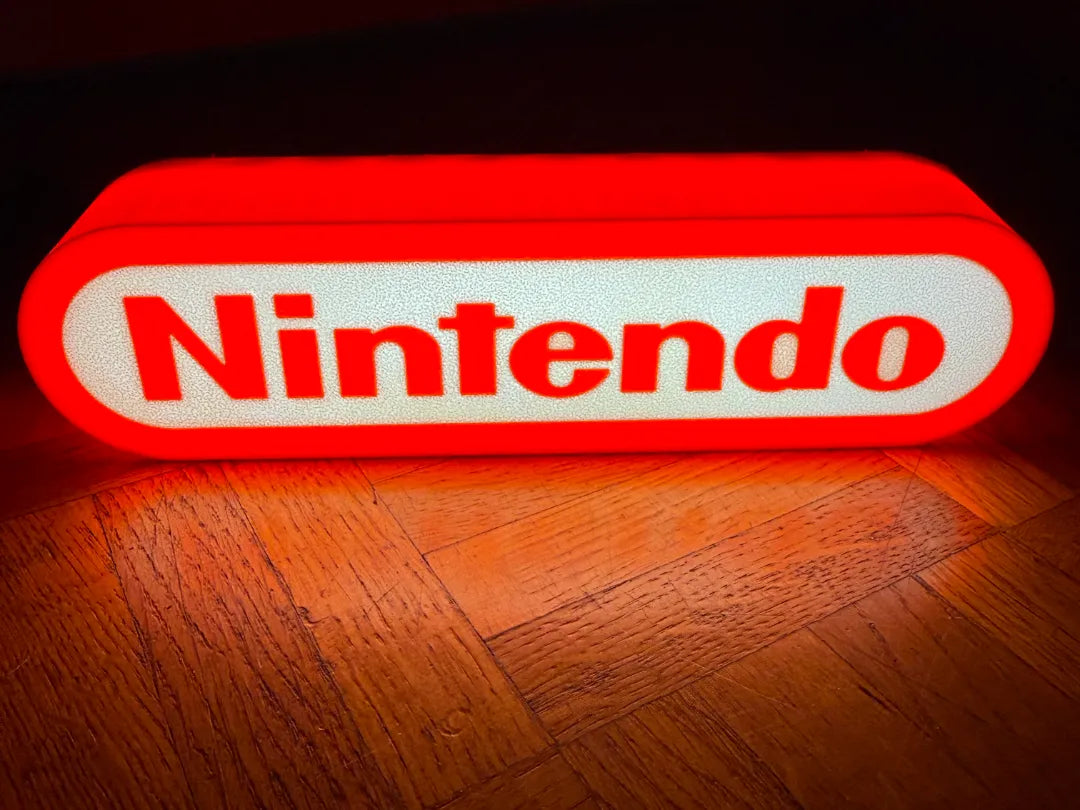 Modèle de Décoration Boîte Lumineuse Nintendo Affichage Rétro Gaming - Bureau Print