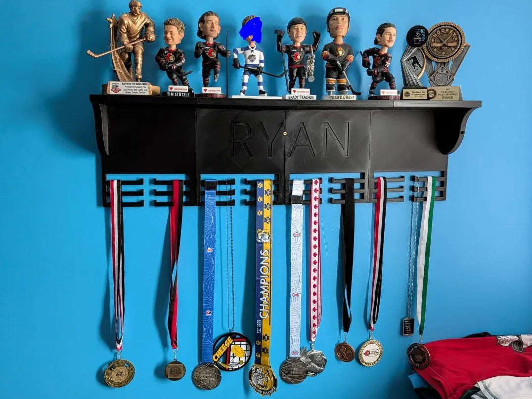 Support/étagère/présentoir pour trophées/médailles 32" - Sport Print